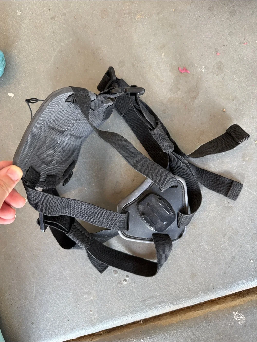 GoPro Black Chest Harness Camera Mount with Adjustable Straps